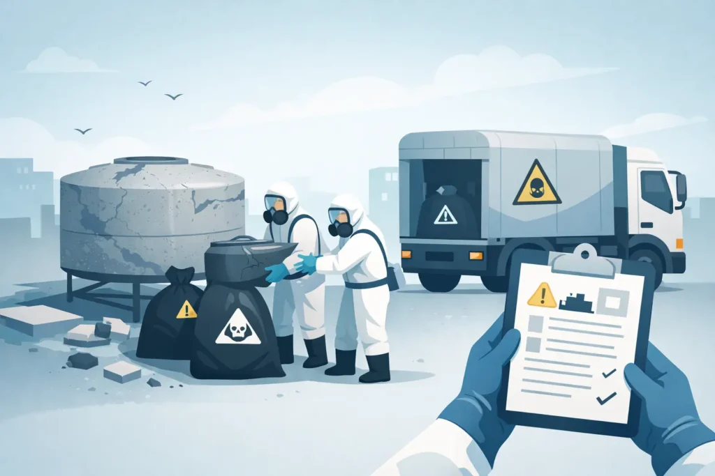 Asbestos Water Tank Removal Explained