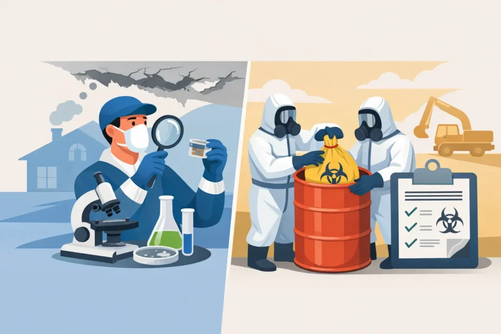 Asbestos Testing Versus Removal Services