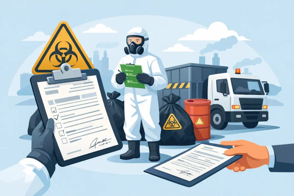 Licensed Asbestos Waste Collection Checklist