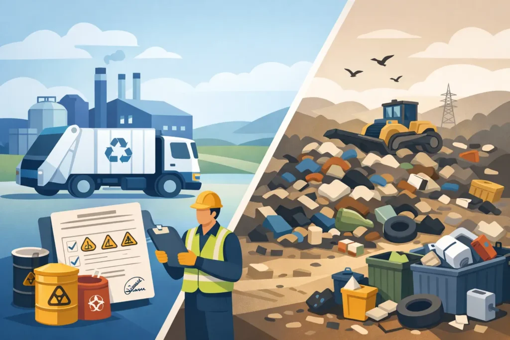 Licensed Disposal vs Local Tip: What Is Safer?